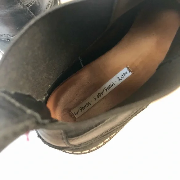 FINAL SALE & Other Stories Black Ankle Boots - Picture 11 of 14